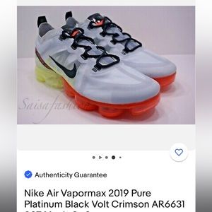 New Nike Air Vapormax 2019 Neon Collection - Men’s Size 8